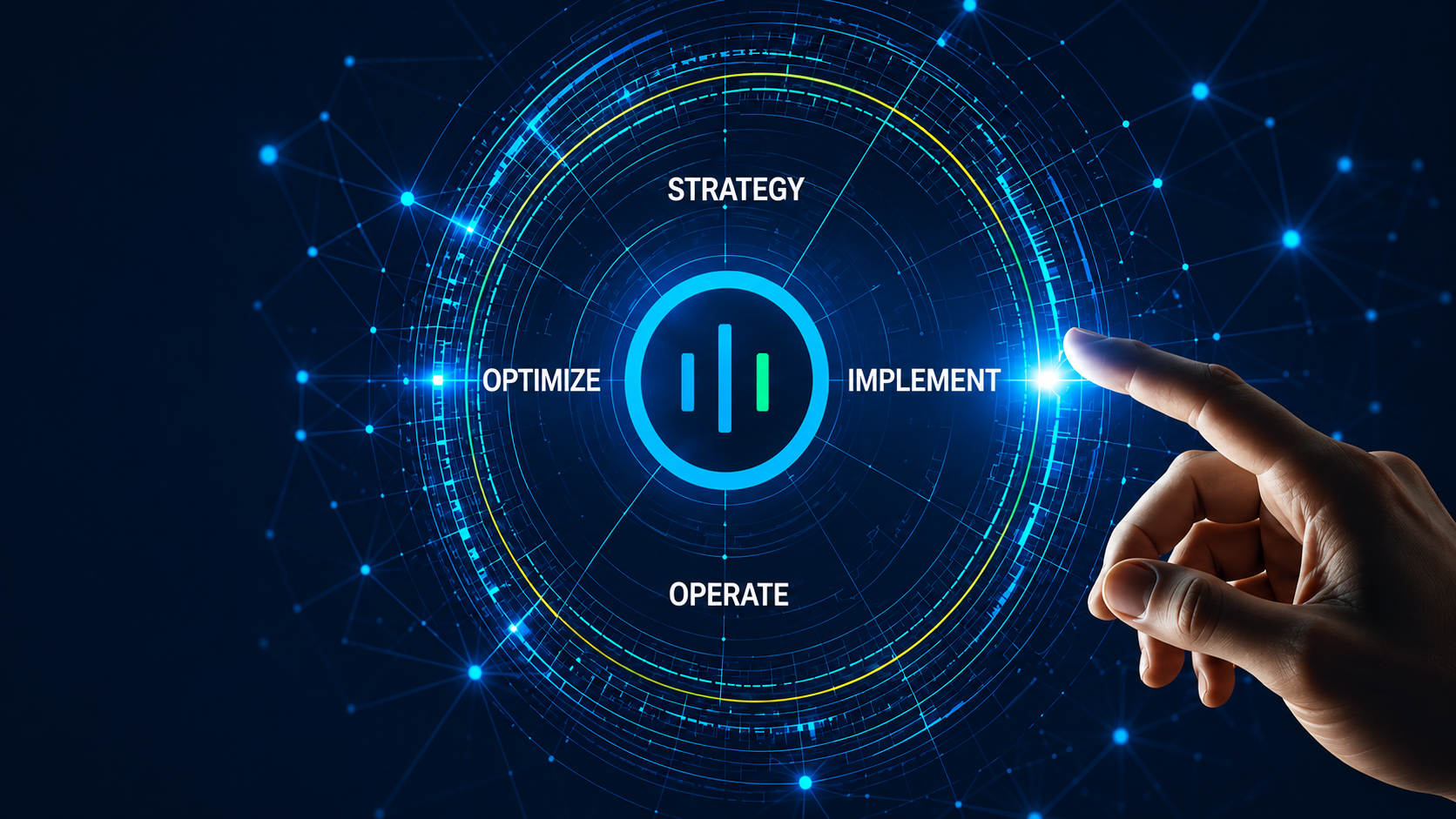 Strategy implementation operate optimize visual