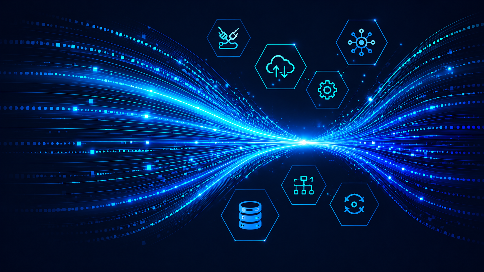 Data cloud integration ecosystem visual