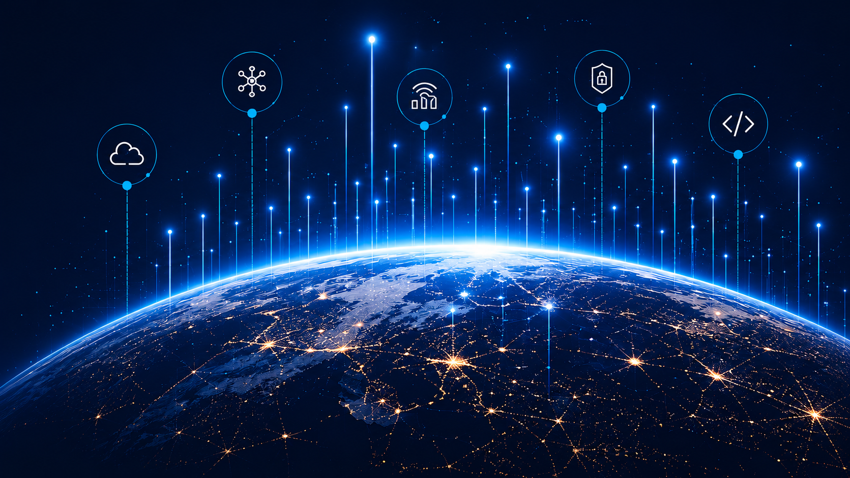 Global technology and emerging technologies visual